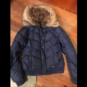 American eagle winter puffer jacket